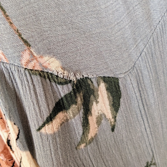 SOLD Milumia Floral Print Button Up Maxi Dress - Picture 6 of 6